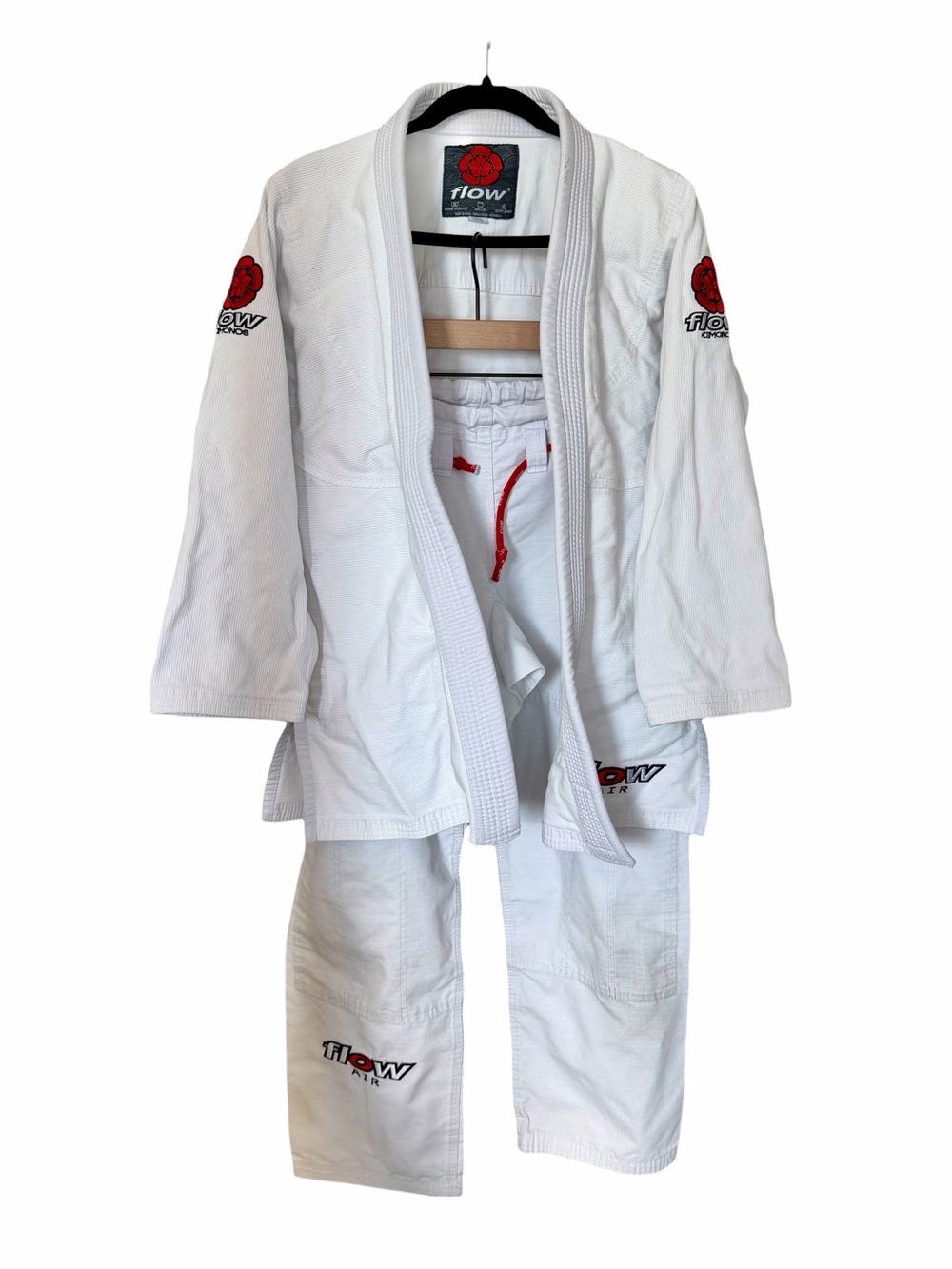 Flow Kimonos Air Jiu Jitsu Gi White - A2